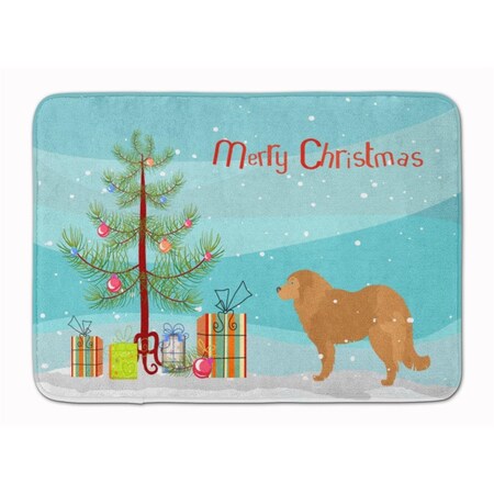 Carolines Treasures Caucasian Shepherd Dog Christmas Tree Machine Washable Memory Foam Mat BB2943RUG